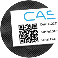 Anodized aluminium labels